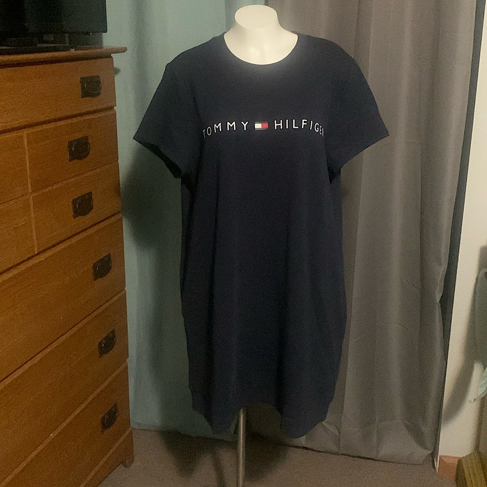 Tommy Hilfiger Short Sleeve Sweatshirt Dress